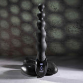 Zero Tolerance Backdoor Baton Vibrating Anal Bead Black Anal Beads and Balls